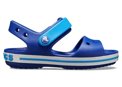 Pre-owned Crocs Crocband Sandal (kids) Sneakers In Cerulean Blue/ocean