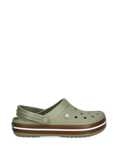Crocs Crocband Sling-back Clogs In Green