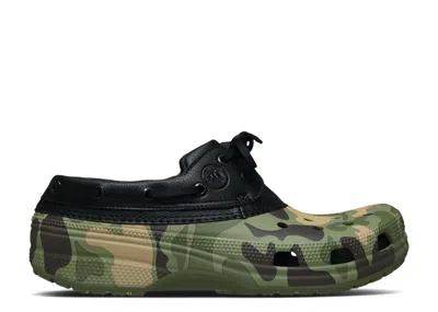Crocs Classic Duck Camo Boat Shoe 'black Cargo'