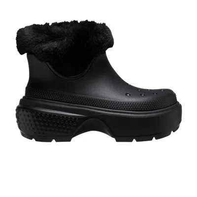 Pre-owned Crocs Stomp Lined Boot 'black' | Men's Size 6