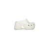 Crocs Siren Clog Rubber Mules With Heel In Neutral