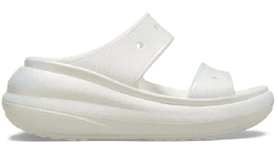 Crocs Crush Iridescent Sandal In White