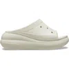 Crocs Crush Platform Slide Sandal In Bone