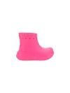 Crocs Crush Rain Boots In Fuchsia