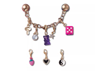 Crocs Kids'  Custom Charm Chain Jibbitz Set 5 Pack In Multi