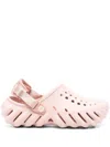 Crocs Cut Out-detail Chunky Sandals In Pink