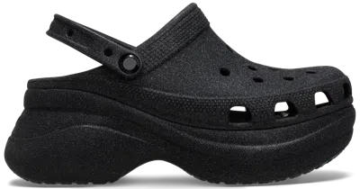 Crocs | Women | Bae Glitter | Clogs | Black | 8