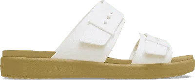 Crocs | Women | Brooklyn Buckle Low Low | Sandals | Chalk/tan | 5