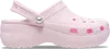 Crocs Classic Platform Pearl Clog In Pink Milk