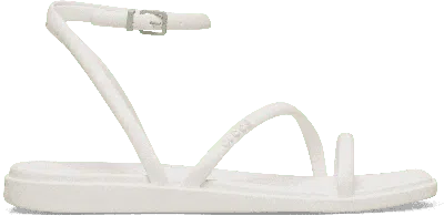 Crocs | Women | Miami Ankle Strap | Sandals | Chalk | 9 In Gray