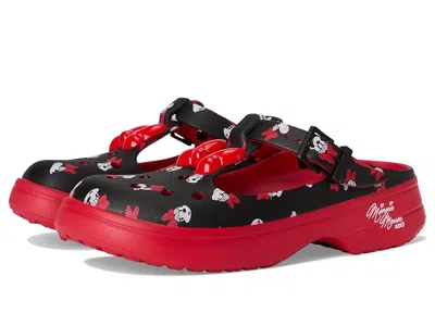 Crocs Disney Mickey Minnie Mouse Clogs Slippers Minnie Mouse : In Red
