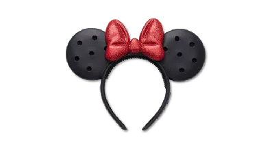 Crocs Disney Minnie Mouse Headband In Black