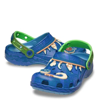Crocs Kids' Disney Moana Maui Classic 211198-90h Clog Blue Slip On Shoes Jax478