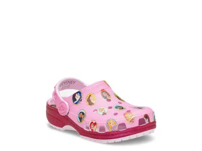 Crocs Disney Princess Classic Clog Kids' In Fuchsia