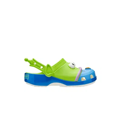 Pre-owned Crocs Disney Toy Story X  Classic Clog Td 'alien' | Green | Infant Size 7