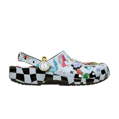 Pre-owned Crocs Disney X Classic Clog 'alice In Wonderland Character Print' | Multi-color | Men's Size 6