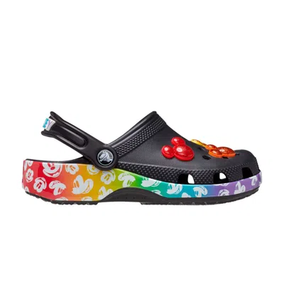 Pre-owned Crocs Disney X Classic Clog Kids 'mickey Mouse' | Black | Kid's Size 7