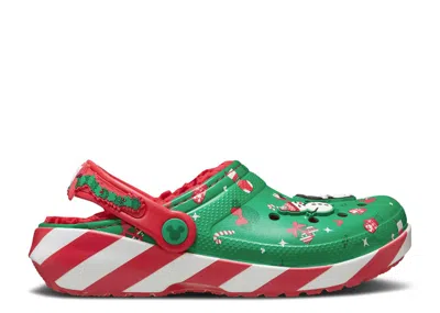 Crocs Babies'  Disney X  Classic Clog Toddler 'mickey Holiday' In Green