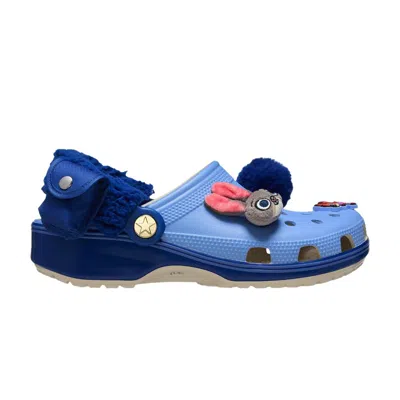 Pre-owned Crocs Disney Zoo Topia 2 X  Classic Clog 'officer Hopps' | Blue | Men's Size 4