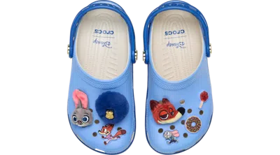 Crocs Disney Zootopia 2 Kids' Classic Clog In Blue
