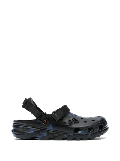 Crocs Duet Max Clogs In Black