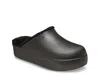 Crocs Dylan Lined Platform Clog In Black