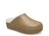 Crocs Dylan Platform Lined Clog In Brown