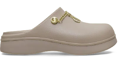 Crocs Dylan Notched Boho Clog In Neutral