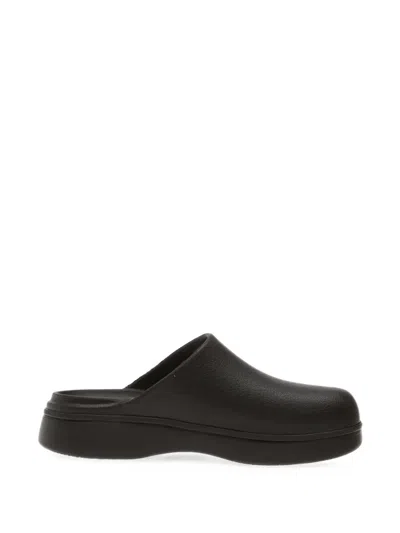 Crocs Dylan Notched Clog Slip-on Slides In Black