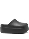 Crocs Dylan Platform Clog Mules In Black