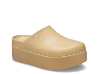 Crocs Dylan Platform Clog In Nude