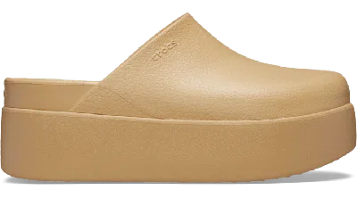 CROCS DYLAN PLATFORM SABOTS FEMMES WHEAT 38
