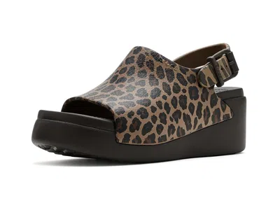 Crocs Dylan Platform Slide Sandals Women's Dress Sandals Leopard/espresso: 11 M In Animal Print