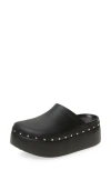 Crocs Dylan Studded Platform Clog In Black