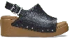 Crocs Dylan Studded Platform Slide In Black