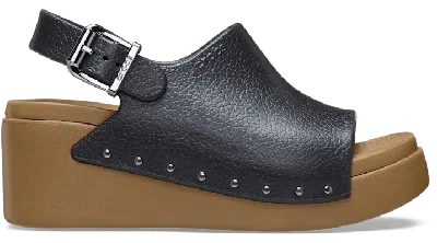 Crocs Dylan Studded Platform Slide In Black