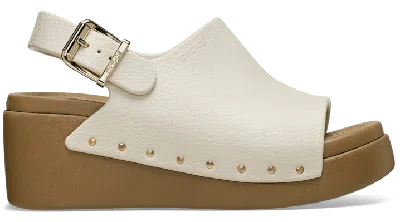 Crocs Dylan Studded Platform Slide In White