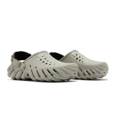 Crocs Echo 207937-1lm Clogs Unisex Gray Heel Strap Casual Shoes Gal1850