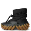 Crocs Echo 208716-0ws Combat Boots Men's Us 2 Black Gum Comfort Platform Zpo2954