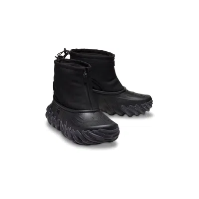 CROCS ECHO BOOT Z SHIELD 210315-001 UNISEX BLACK ZIPPER BOOTS DWA1692