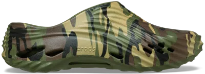 Crocs Echo Camo Wave Sabots Unisex Army Green / Multi 48