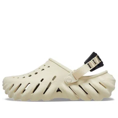 CROCS CROCS ECHO CLOG 'BONE BLACK BEIGE'