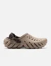 Crocs Echo Sliders Brown In Brown