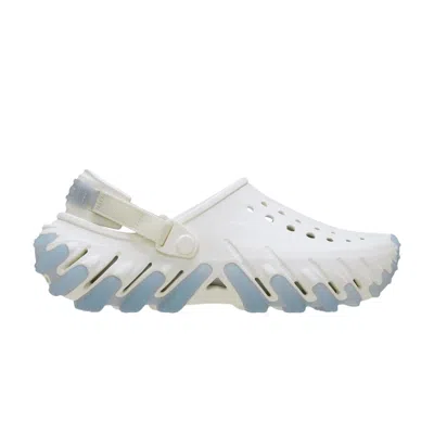 Pre-owned Crocs Echo Clog 'icey' | Cream | Men's Size 9 In White