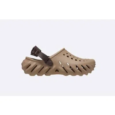 Crocs Kids' Echo Clogs Latte In Brown