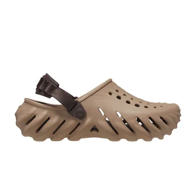 Pre-owned Crocs Echo Clog 'latte' In Brown