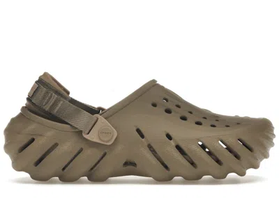 Pre-owned Crocs Echo Clog Sneakers In Khaki