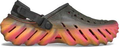 Crocs Echo Clog Sunset In Black