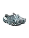 Crocs Boys  Echo Marbled Clogs In Blue