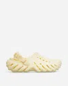 Crocs Yellow Echo Clogs In Beige